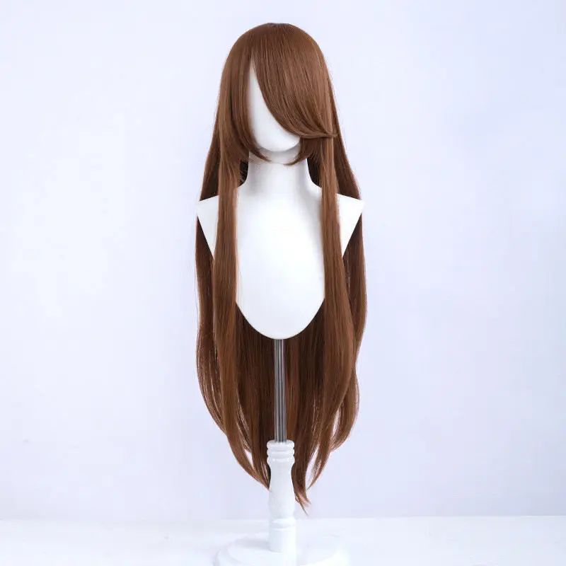 100cm Long Straight Cosplay Wig Anime Compatible Universal Omopinenet Heat Resistant Synthetic Hair Wigs + Wig Cap