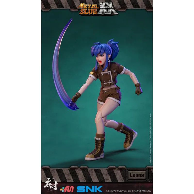 Original TUNSHI STUDIO BRAND METAL SLUG Metal Slug XX Leona Heidern 1/12 in Stock Anime Action Collection Figures Model Toy AIme