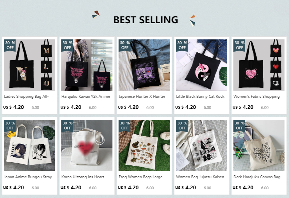 Customized Canvas Bags Shopper Shoulder Bag Big Women Designer Handbags Shopping Tote Casual Woman Grocery Customizable Fabric