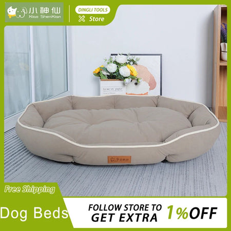 Winter Dog Cat Bed Pet Dog Sofa Bed Square Pet Dog Beds Bed For Large Pet Nest Kennel For Be Universal Custom Suede Dog Beds Mat