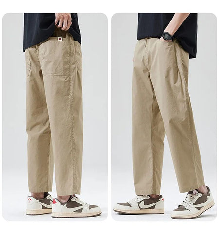 Cleanfit American Style Outdoor Sports Men's Casual Pants Nine Points Loose Mesh Comfortable Fashionable High-End Feeling