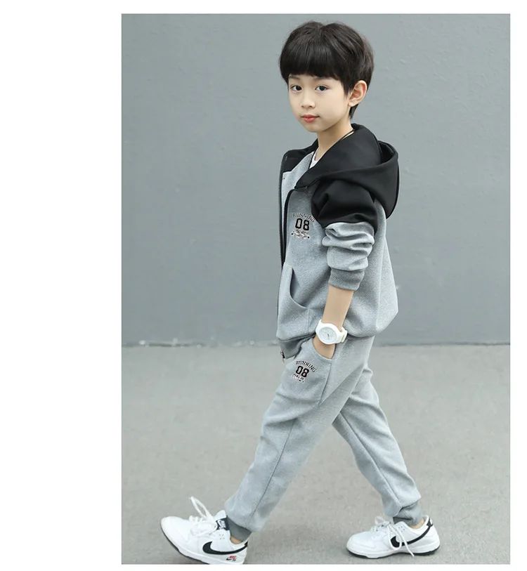 Boys Spring/autumn 2024 New Arrival Fashionable Baby Trendy Brand 2-piece Set Cool Kids Clothes For Little Ones