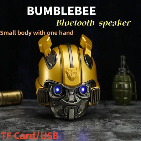 Bluetooth Speakers Bumblebee Transformers New Creative Cartoon Wireless Card Mini Outdoor Low Small Acoustics Megaphone Echo Dot