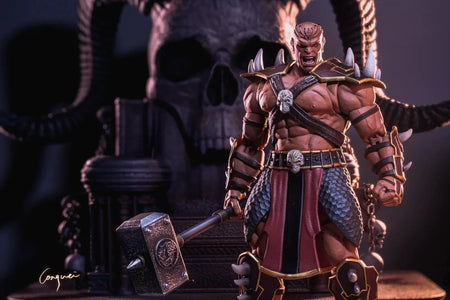 In Stock Storm Toys Mortal Kombat Final BOSS Shao Kahn DCMK14 Luxury Edition Villain Goro DCMK18 Action Figure Model Toys