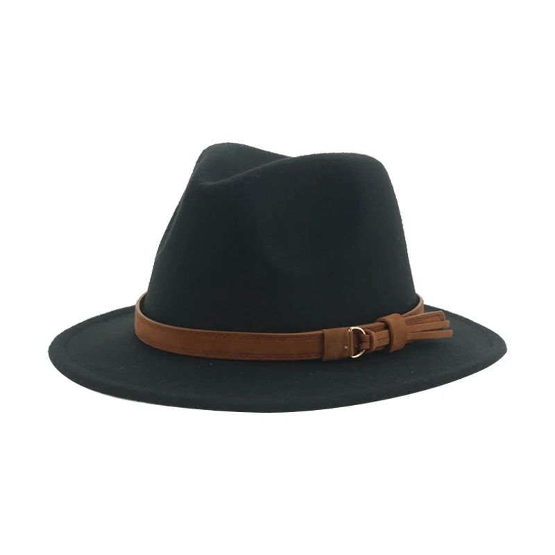 Hats for Women Fedoras Girls Hat Boys Hat Felted Kids Baby Caps Small 52cm 54cm Belt Wedding Cute Kid Fedoras Sombreros De Mujer