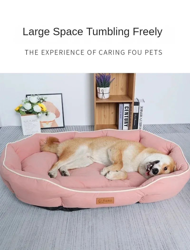 Winter Dog Cat Bed Pet Dog Sofa Bed Square Pet Dog Beds Bed For Large Pet Nest Kennel For Be Universal Custom Suede Dog Beds Mat