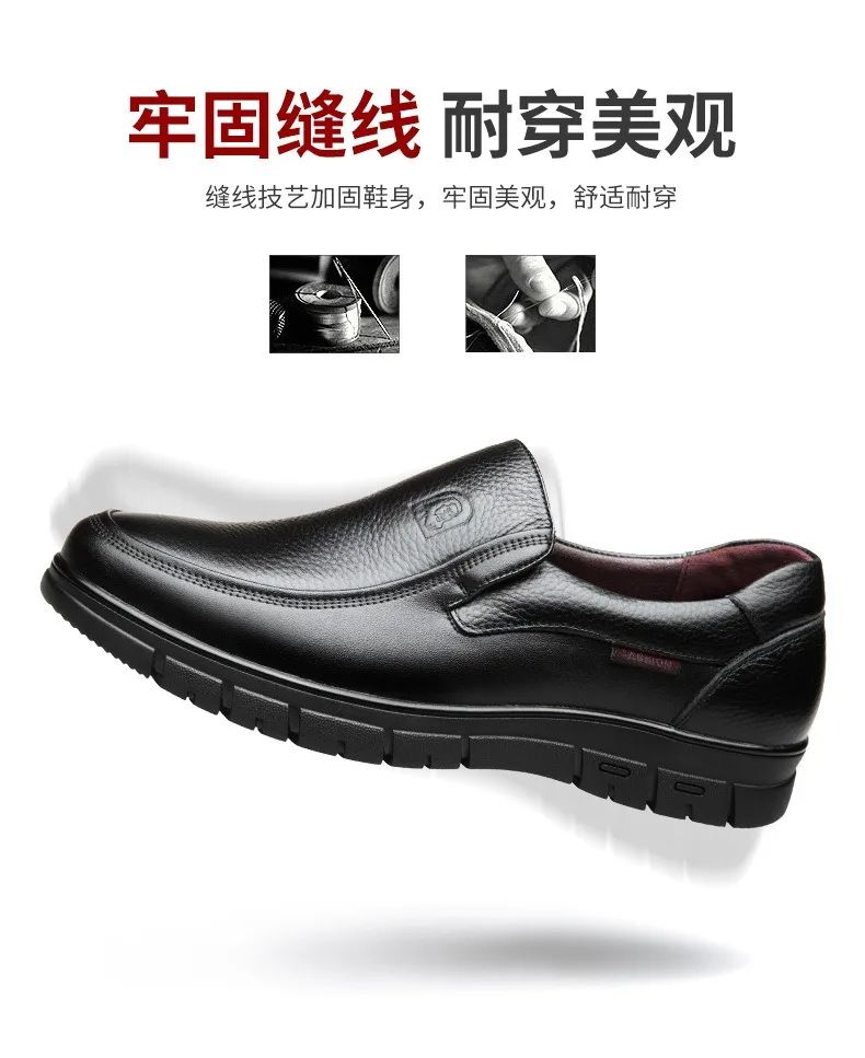 Men Genuine Leather Businenss Loafers Handmade Shoes Non-slip Man Flat Driving Walking Man Soft Luxury Dad Dress Office Shoes