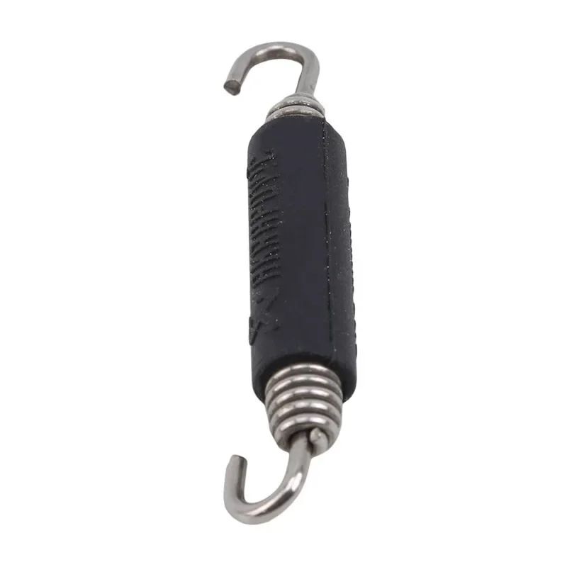 2PCS Stainless Steel Universal Motorcycle Muffler Exhaust Springs Hooks Front Middle Link Pipe Exhaust Connect Spring  Yoshimura