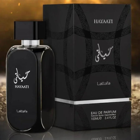 Lattafa Hayaati Men's and Women's Perfume 100ml, Woody Scent, Long-lasting Amber and Citrus Fragrance Guaranteed Gift