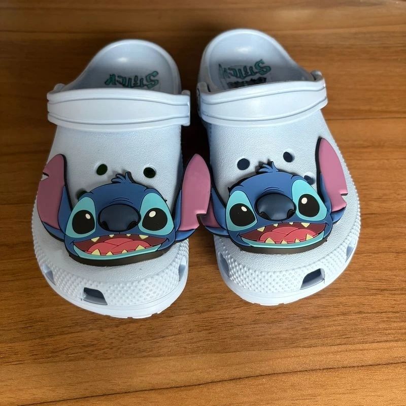 Disney Mcqueens Pixar Cartoon Solid Waterproof Slippers Hole Sandals Outdoor Sand Sandals Casual Breathable EVA Adult Shoes Gift