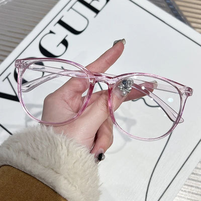 New Big Frame Anti-blue Light Near Sight Glasses Finished Myopia Glasses for Women Men Optical Prescription Eyewear 0 To -6.0