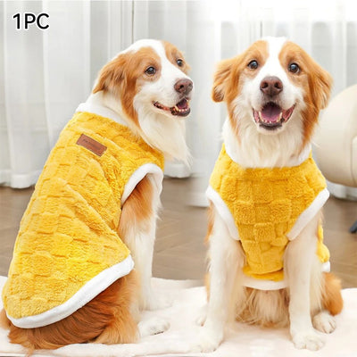 Pet Accessories Winter Dog Clothes for Dogs S-6XL Warm Dogs Coat Schnauzer Pug Clothing Sweatshirts Casual Dog Cat Clothing