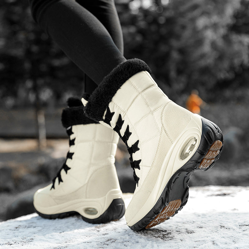 Winter Women Boots Platform Shoes Keep Warm Thigh High Snow Boots Outdoor Ladies Slip on Comfortable Waterproof Fur Femme Boots