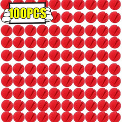 200/1PCS Red Funny Clown Nose Foam Sponge Ball Nose Cosplay Costume Make Up Props Circus Halloween Party Decoration Supplies