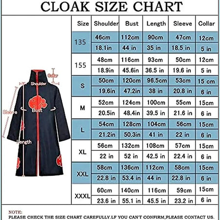 Cartoon Embroidered Standing Collar Red Cloud Cloak Robe Costume Men Kid Halloween Role Play with Rings Headdress Necklace Props