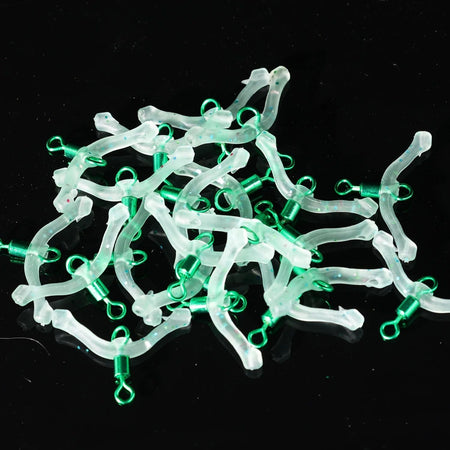 Fishing Hook Separator Anti Tangle Boom Green Silicone Bifurcator High Elastic Subline Splitter Lure Rigging Accessories Tool
