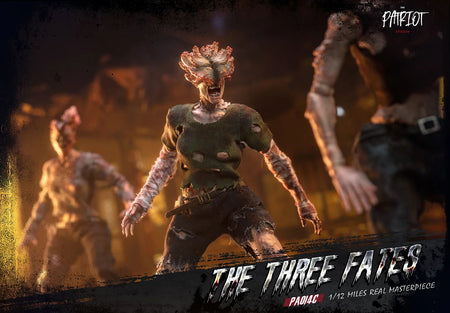 In Stock Patriot The Last of Us Clicker Three Destiny Zombie 1/12 Cloth Robe Action Figure Toy Gift Series Collection