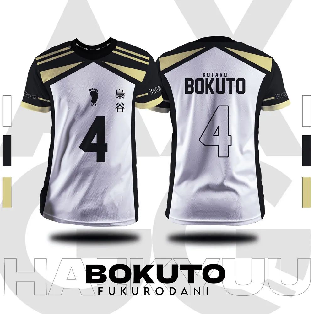 2025 new Haikyuu Fukurdani cartoon anime cosplay men's sweater summer short sleeved T-shirt top 2024 new fashion women's T-shirt
