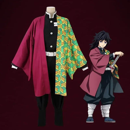 Anime  2026 Tomioka Giyuu Cosplay Costume Adult Men Kimono Uniform Outfits Halloween Carnival Stage Perform Clothes