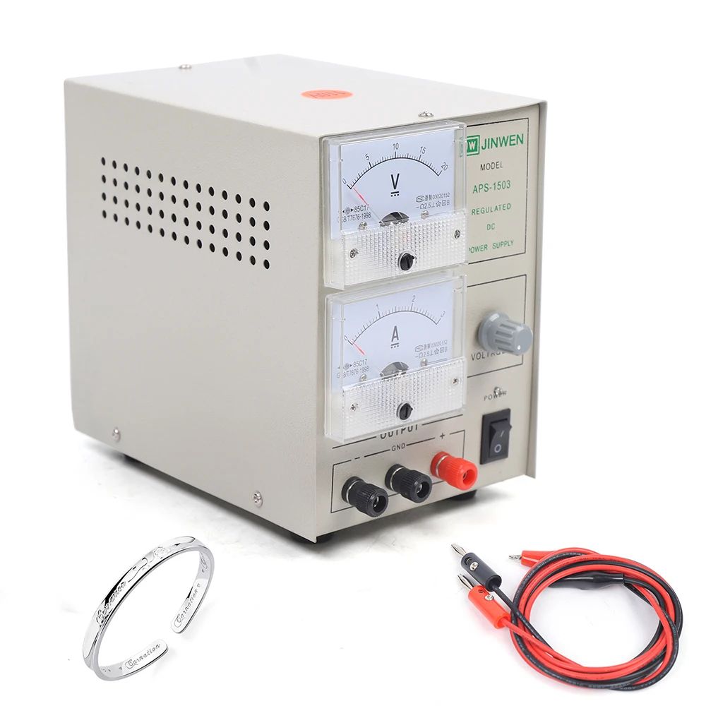 Jewelry Craft Kit  Gold Plating Machine Jewelry Plater Electroplating Kit Automatic Voltage Regulation Overcurrent Protection