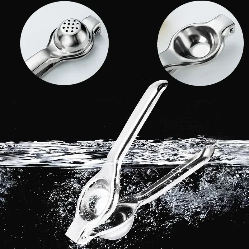 Stainless Steel Manual Juicer Processor Lemon Squeezer Orange Fruit Household Lemon Clip Fruit  Pressing Kitchen Accessories