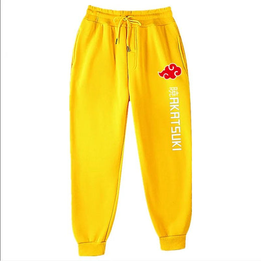 Hot Selling Anime Pants Akatsuki Fleece Trousers Fashion Print Men's Women's Jogging Hip Hop Pants Street Clothing S-3XL