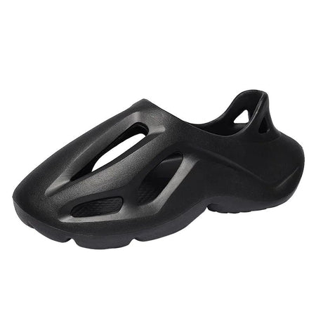 Men's Slippers Summer Soft EVA Beach Hole Shoes Outdoor Women's Slide Non-slip Personalized Hollow Shoes 36-47