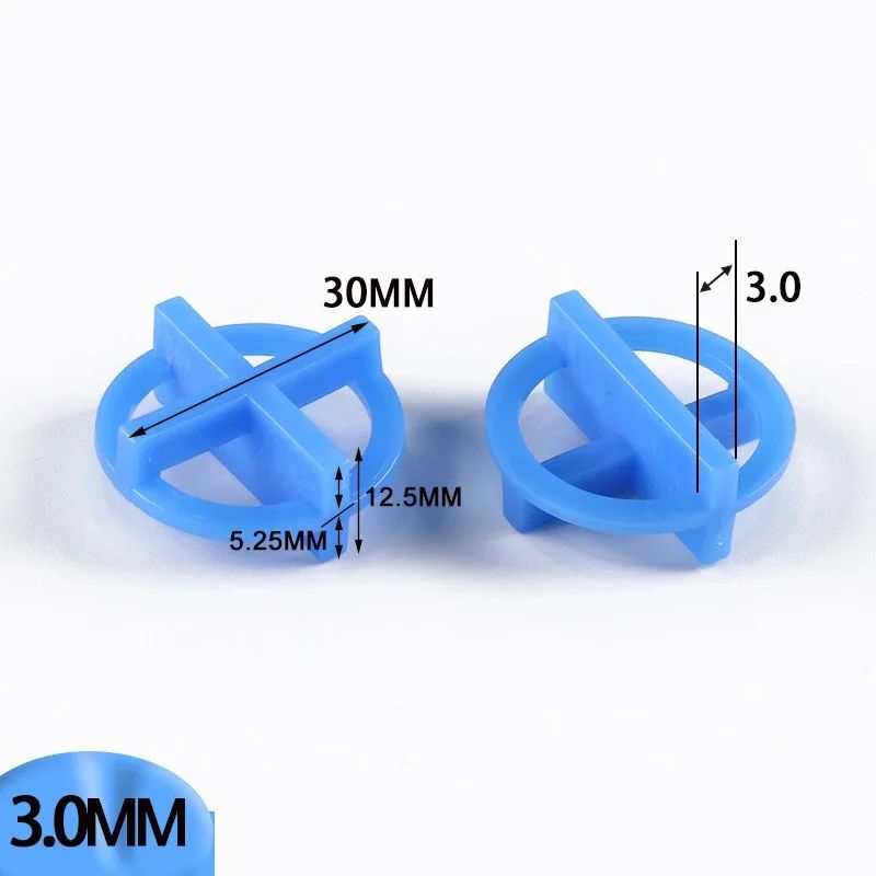 100Pcs Porcelain Tile Spacers Clips Wedge Ceramic Leveling System For Floor Wall Tile Gap Leveling System Construction Tools