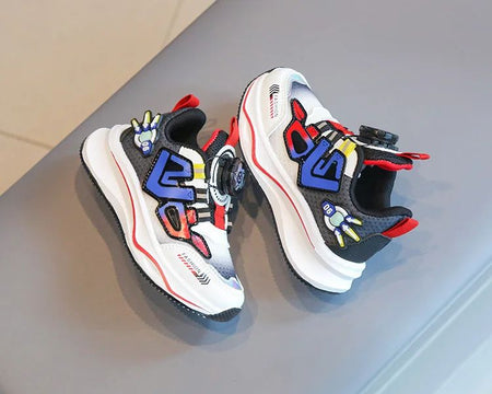 2025 Kids Breathable Mesh Sneakers | Non-Slip Soft Sole Outdoor Running Shoes for Boys Girls,