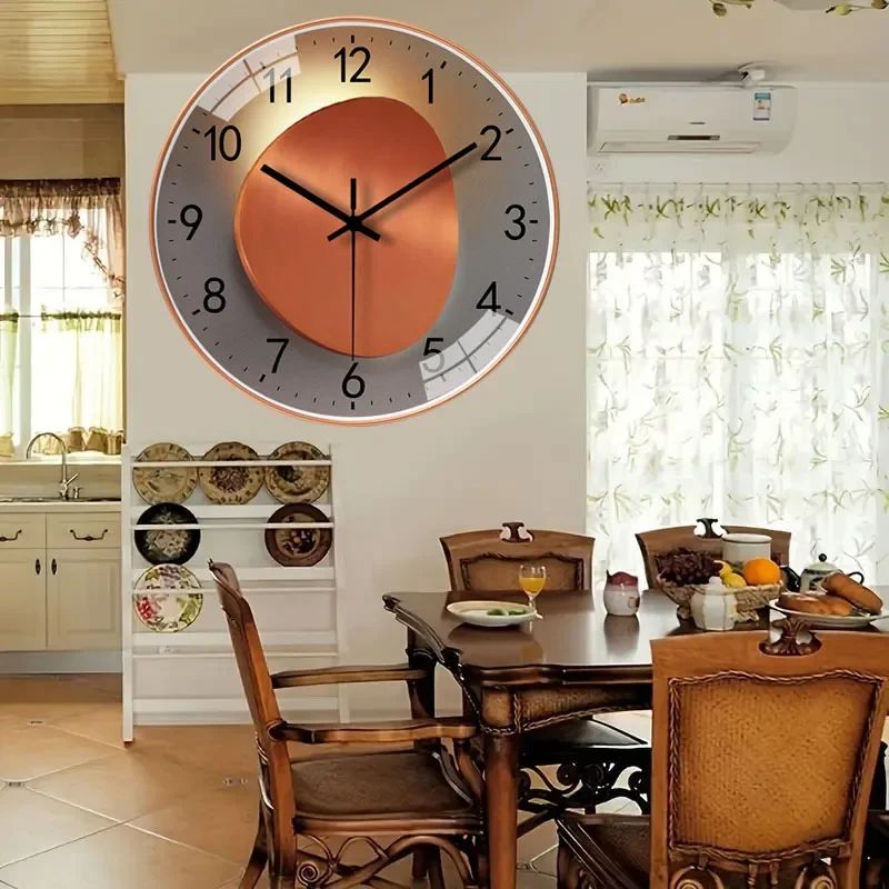 Mute Wall Clock Stereo Digital Scale Wall Clock Modern Minimalist Style Decorative Clock for bedroom study livingroom