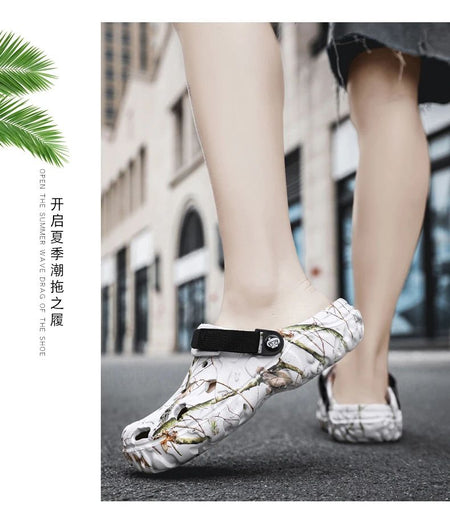 Men Shoes Slippers Men Garden Flat Sandals Platform Sandals Man Summer Sandals 2025 Male Sneakers Outdoor Flip Flops Home Clogs