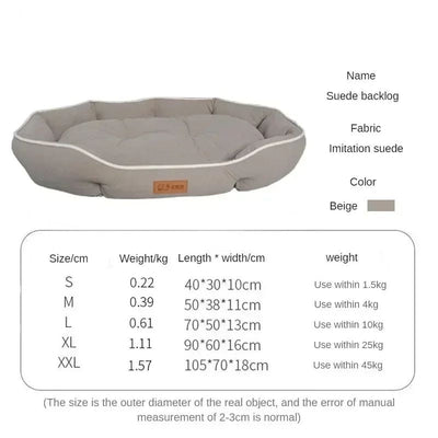 Winter Dog Cat Bed Pet Dog Sofa Bed Square Pet Dog Beds Bed For Large Pet Nest Kennel For Be Universal Custom Suede Dog Beds Mat