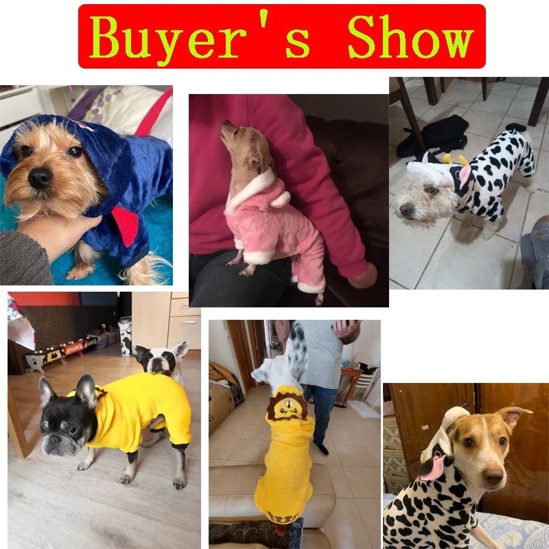 Winter Dog Clothes Warm Fleece Pet Dogs Hoodies Pet Clothes for Small Dogs Chihuahua Puppy Cats Jacket Coat Dog Jumpsuit Costume