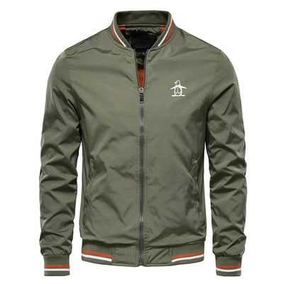 New/Korean/Golf/Men's stand up collar jacket zipper sportswear, Spring and Autumn fashion men's outdoor casual zipper jacket