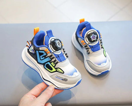 2025 Kids Breathable Mesh Sneakers | Non-Slip Soft Sole Outdoor Running Shoes for Boys Girls,