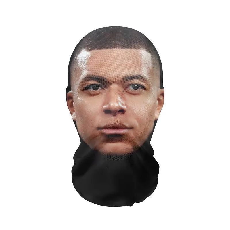 3D Realistic Mask Celebrity Face Mask Funny Head Cover Riding Scarf Cosplay Party Headwear Hip Hop Hood Balaclava