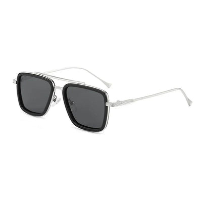 Luxury Fashion Tony Stark Style Kids Polarized Sunglasses Children Square Sun Glasses Boys Girls Oculos Retro Iron Man Glasses