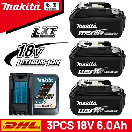 ?100% Genuine 18V Makita 6Ah/5Ah for Makita Battery BL1840 BL1830B BL1850B BL1850 BL1860 BL1815 Replacement Lithium Battery?