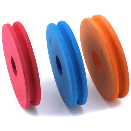 5/10pcs Fishing Foam Bobbin Diameter 4.5/5.8/6.8/10cm EVA Foam Spool Fishing Winding Board Mixed Color Fishing Line Winding Coil