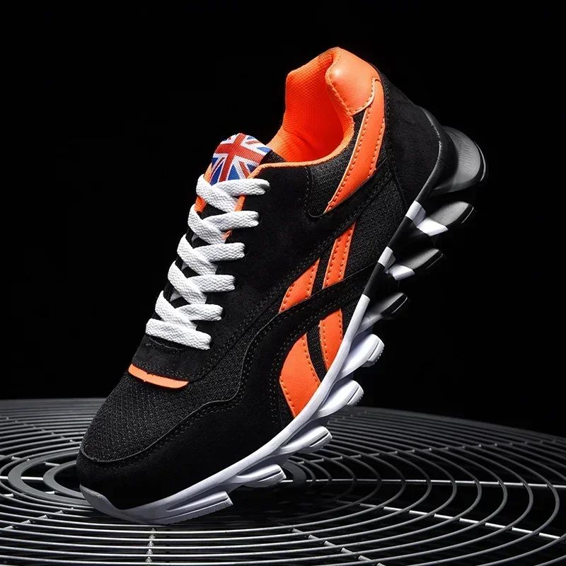 Brand Trend Size 46 47 48 Men's Wear-resistant Cushioning Thick-soled Fitness Sneakers Outdoor Breathable Running Shoes for Men