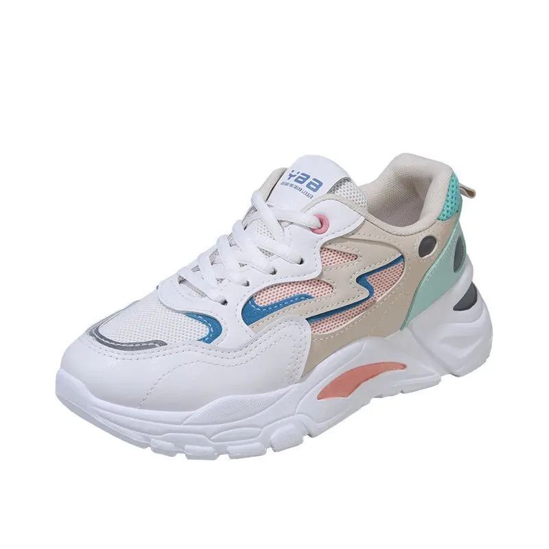 Height Increasing Chunky Sneakers Women New Fashion Lightweight Breathable Platform Mesh Sport Shoes Women's Casual Sneaker