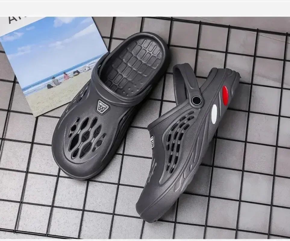 Outdoor Sandals for Men and Women Summer Clogs EVA Slippers Plus Size 47 48 49  Men Garden Shoes Beach Sandals Breathable Clogs
