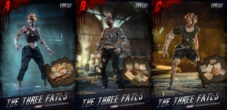 In Stock Patriot The Last of Us Clicker Three Destiny Zombie 1/12 Cloth Robe Action Figure Toy Gift Series Collection