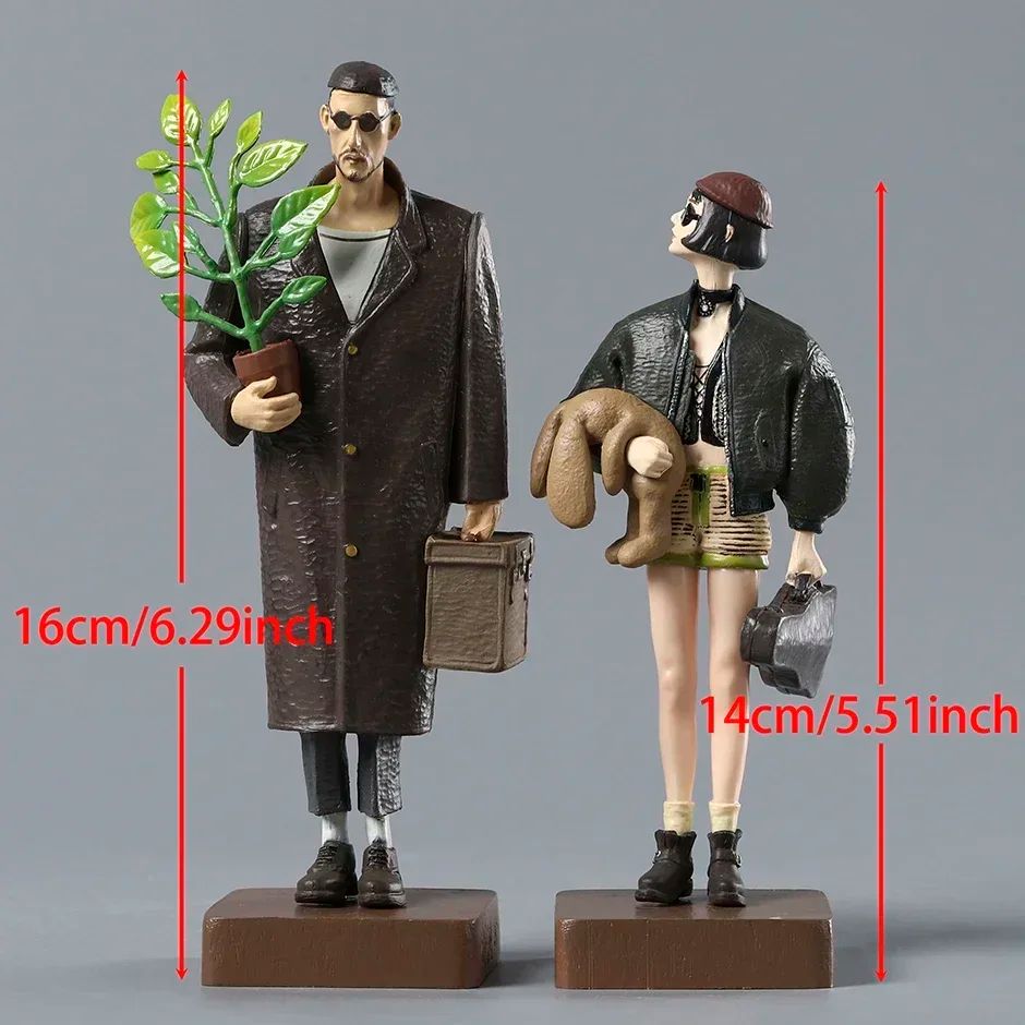2-pack The Professional Leon Mathilda Figure Figurine Collection Model Doll Toy 14-16cm