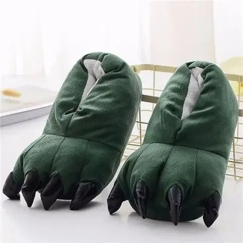 Stitch Animal Paw Slippers For Boy Girl Unisex Kids Cute Monster Claw Slippers Cartoon Soft Plush Warm Home Slippers Child Shoes