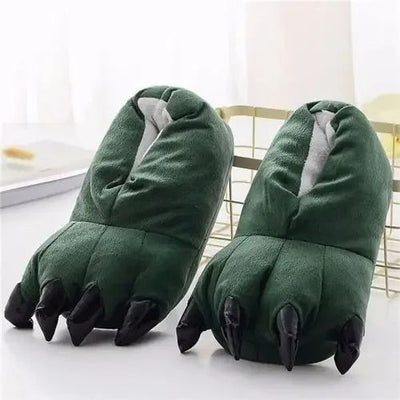 Stitch Animal Paw Slippers For Boy Girl Unisex Kids Cute Monster Claw Slippers Cartoon Soft Plush Warm Home Slippers Child Shoes