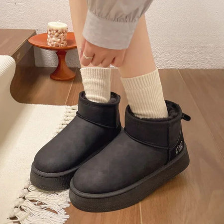 New Winter Fashion Model Thick-soled Warm Snow Boots Plus Velvet Sexy Cotton Shoes Comfortable Casual Women Boots Zapatos Mujer