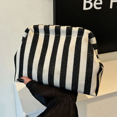 Casual Colorblock Bag Ladies Ruched Cloud Purse Summer Woven Crochet Purses for Women Beach Clutch Handbags 2025 Dumpling Hobo