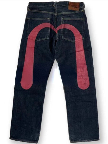 Jeans Women Gothic Y2K Retro Streetwear Black Cargo Punk Vintage Kpop Print Wide Leg Denim Panrts Female Autumn Trousers Pants
