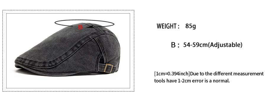 New Vintage Cotton Beret Men Women Fashion Flat Visor Cap Casual Autumn Berets Retro Newsboy Hat Summer Unisex Adjustable
